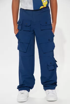 Mini Walk With Me Nylon Cargo Pants - Navy