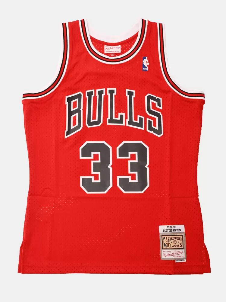 Mitchell & Ness Bulls Pippen 97/98 Swingman Jersey - Road