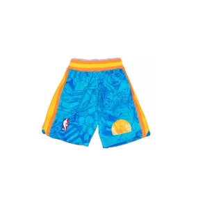 Mitchell & Ness Mens Seattle Supersonics Hebru Shorts 'Blue/Orange'