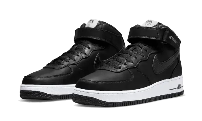 Nike Air Force 1 Mid Stussy All Black