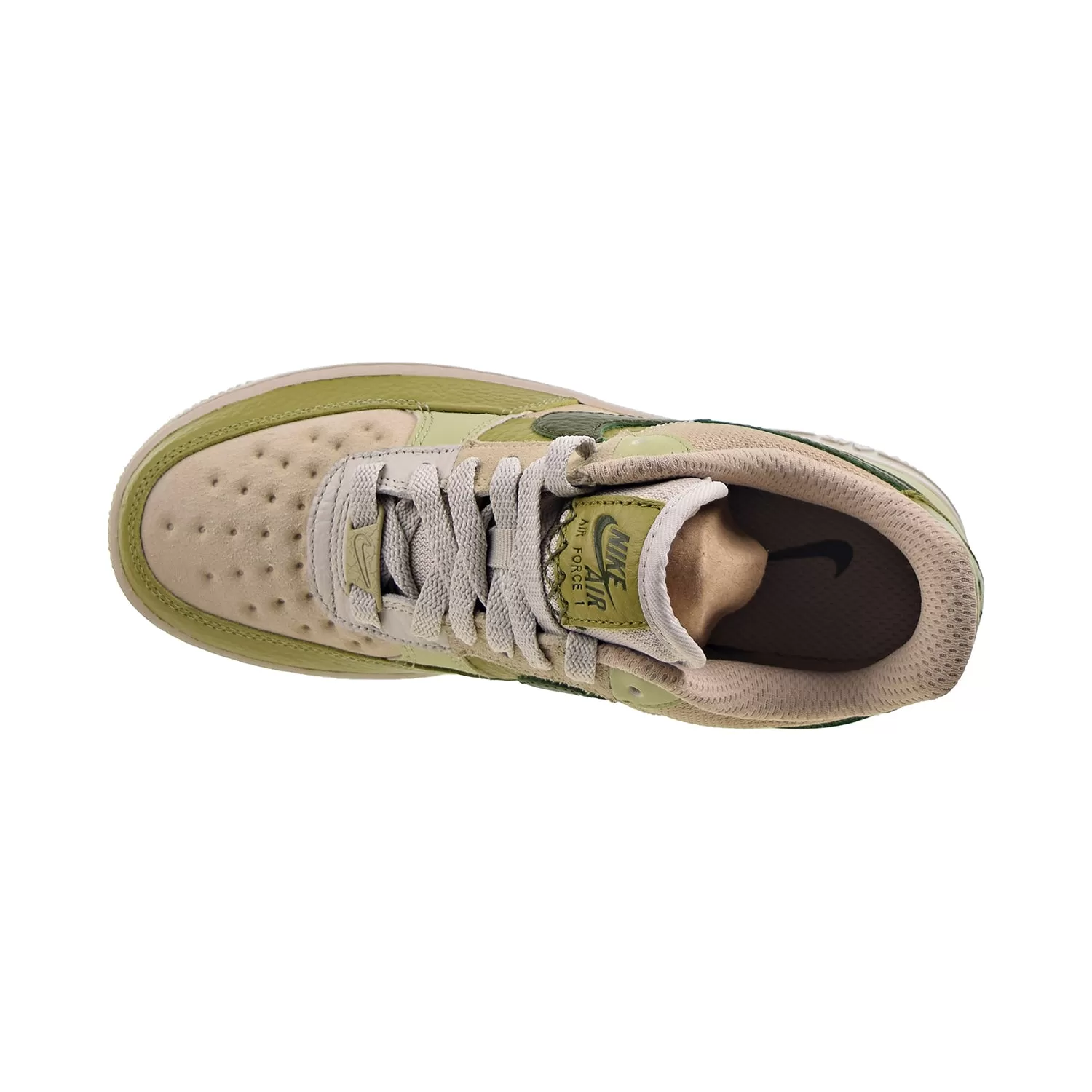 Nike Air Force 1 Women's Shoes Light Bone-Rough Green