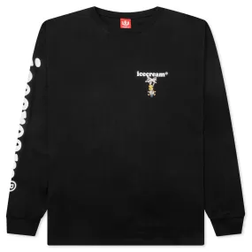 No Flakes L/S Knit - Black