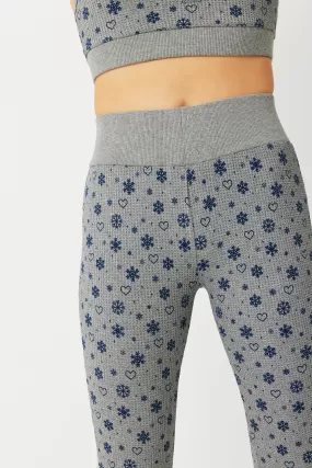 Noelle Waffle Legging - Apres Ski