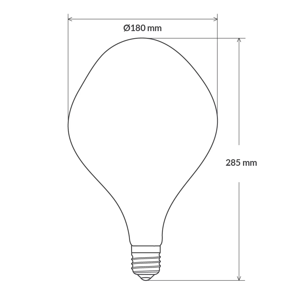 Oversized Designer 180mm LED Bulb