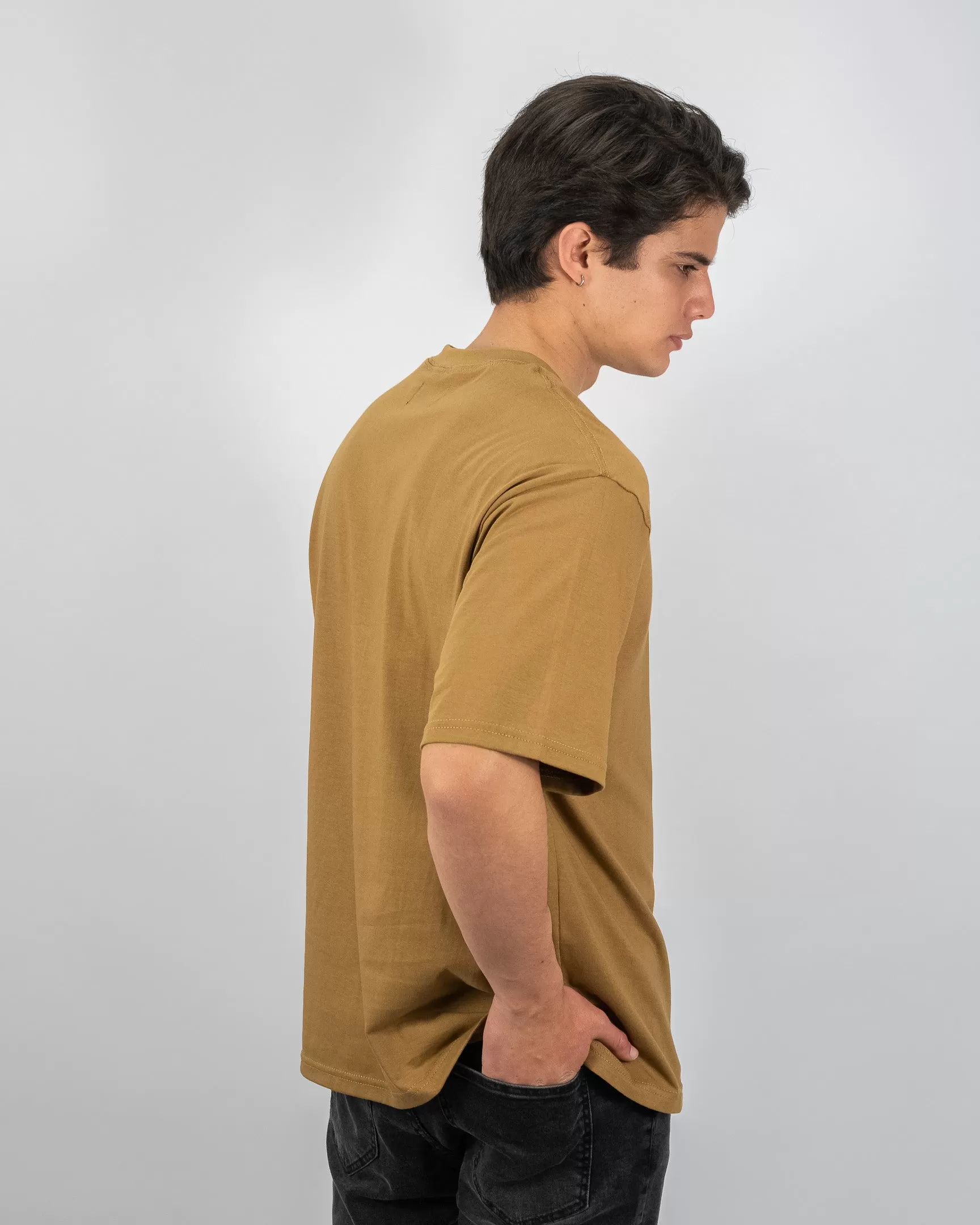 Oversized Tee 20/1 - Camel