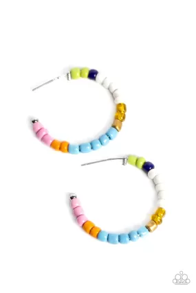 Paparazzi Multicolored Mambo - Multi Hoop Earrings