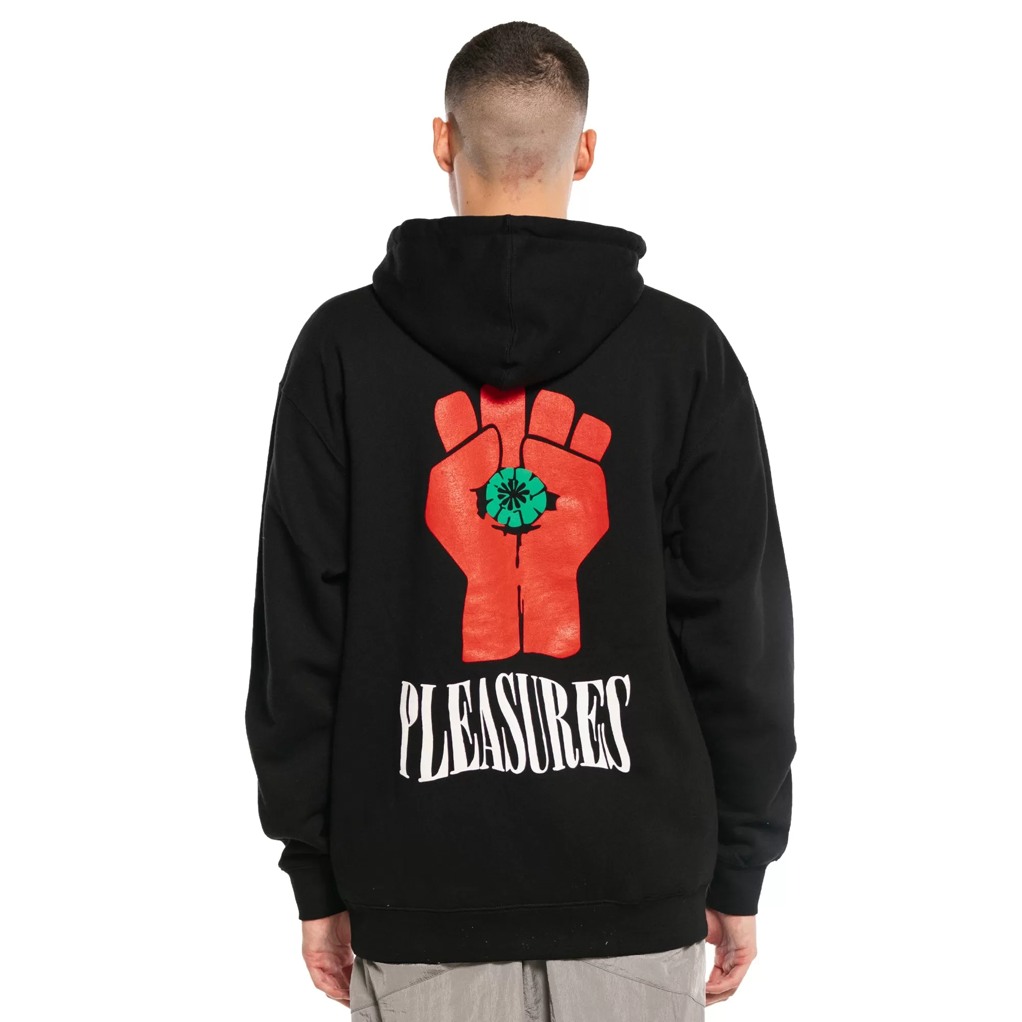 Pleasures Mens HST Zip Up Hoodie