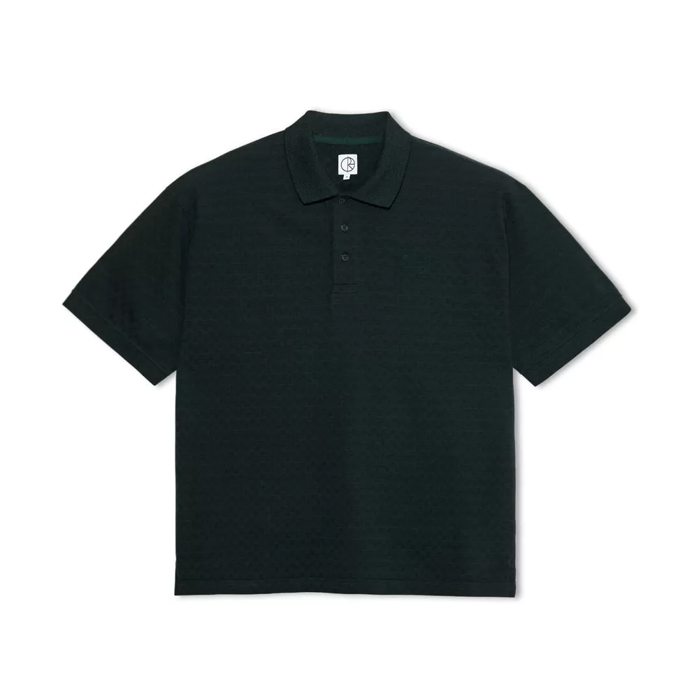 Polar Skate Co. Check Surf Polo Shirt (Teal)