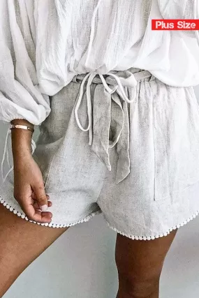 Pompom Hemming Shorts