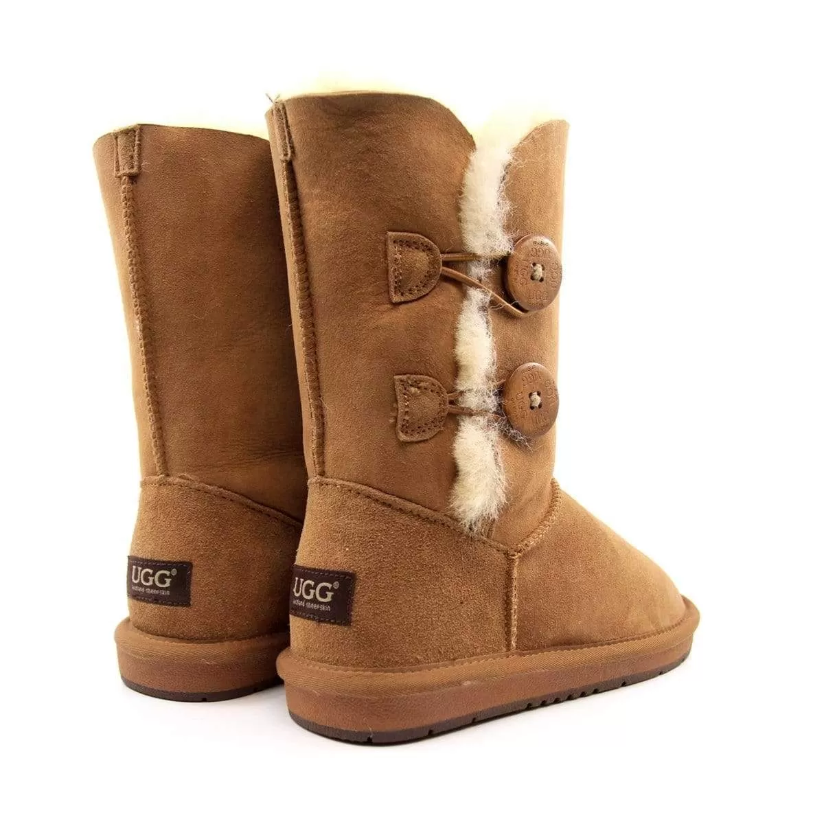 Premium 2-Buttons UGG Boots