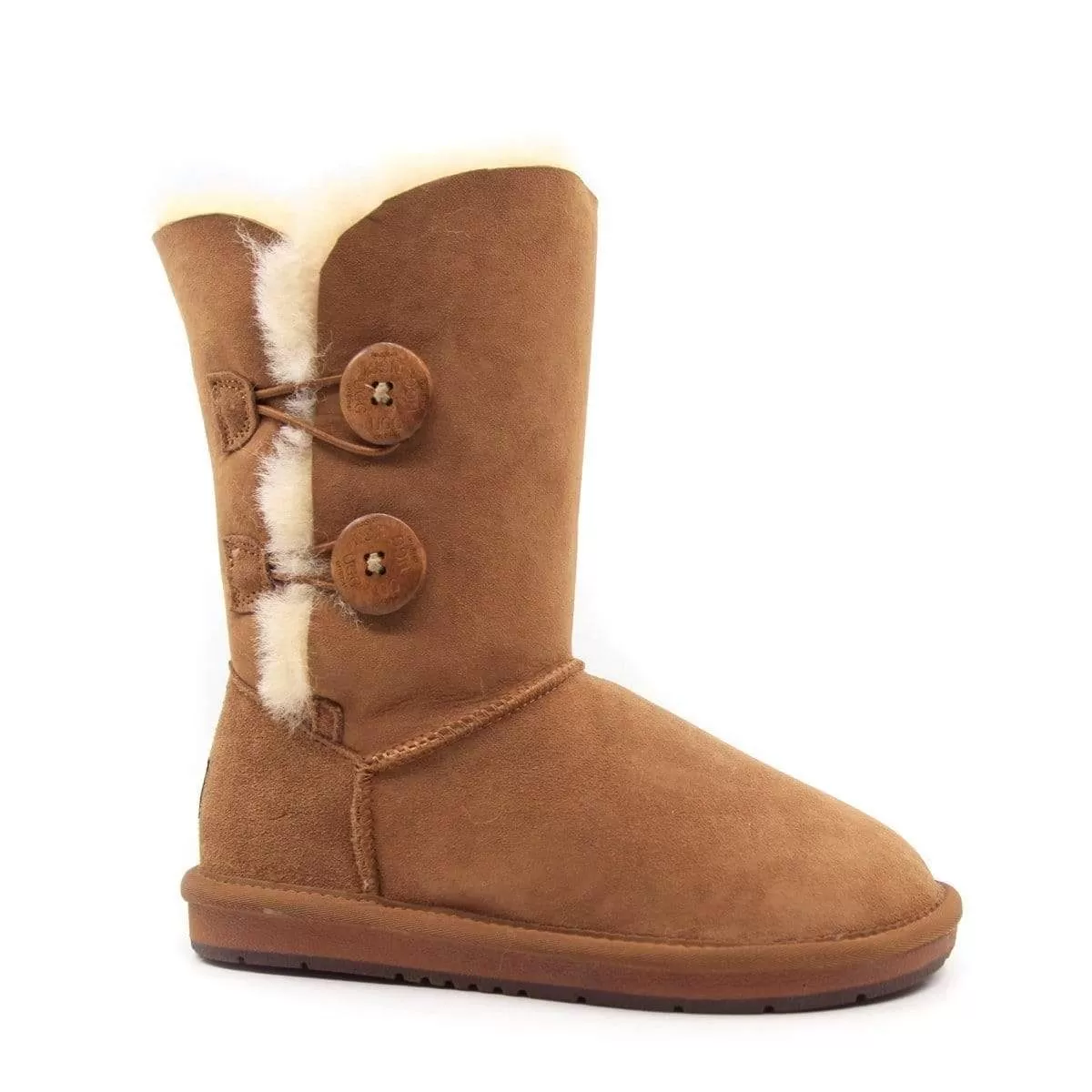 Premium 2-Buttons UGG Boots