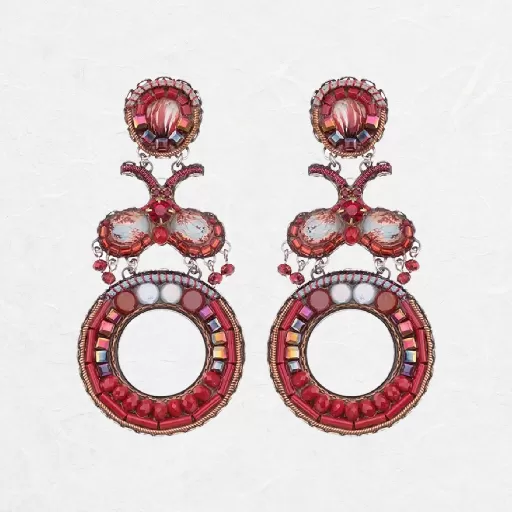 Red Roses Katryna Earrings