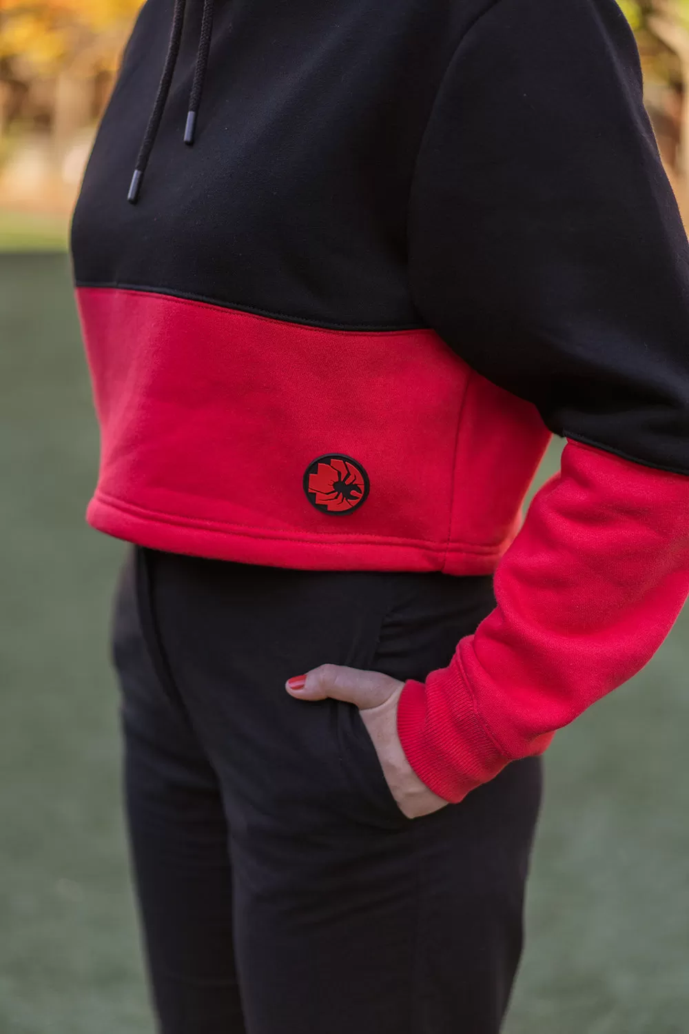 Redbacks Crop Hoodie