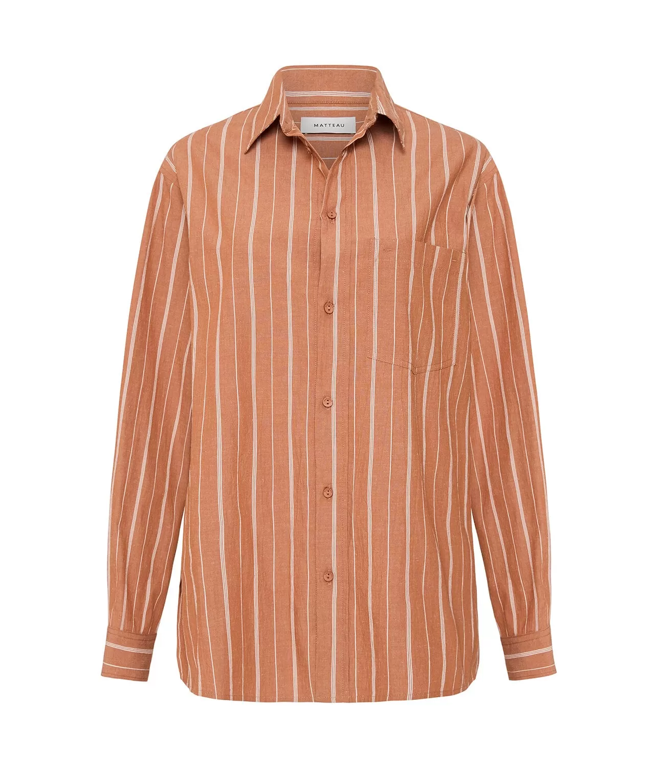 RELAXED STRIPE SHIRT- DESERT STRIPE