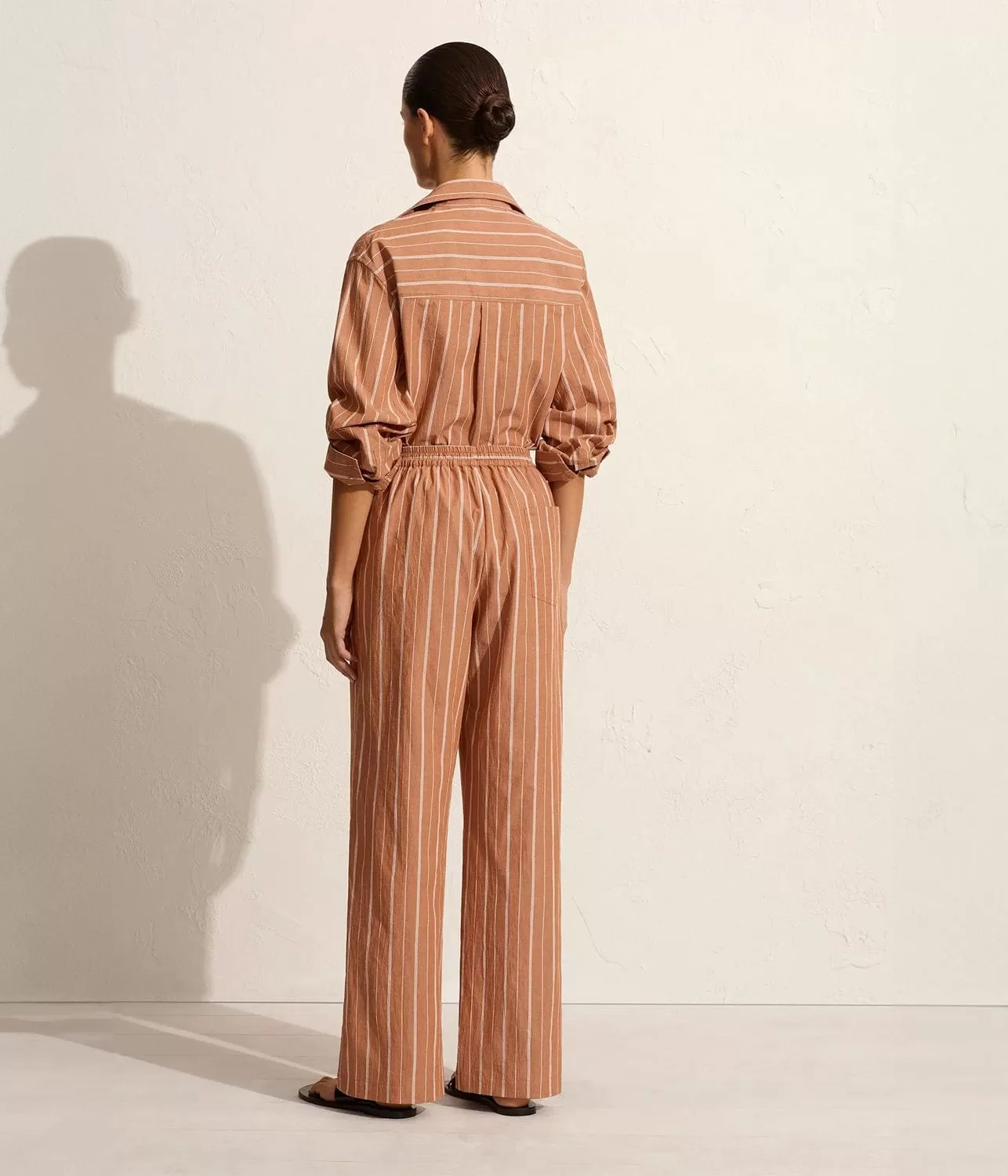 RELAXED STRIPE SHIRT- DESERT STRIPE