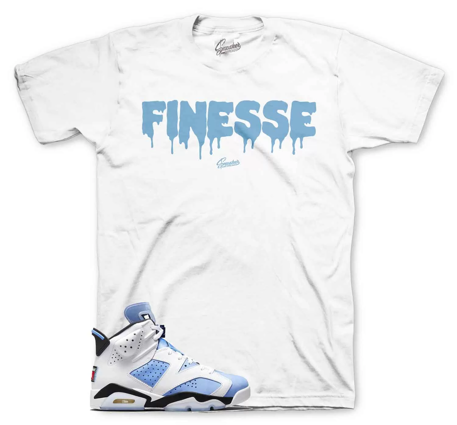 Retro 6 University Blue Finesse Shirt