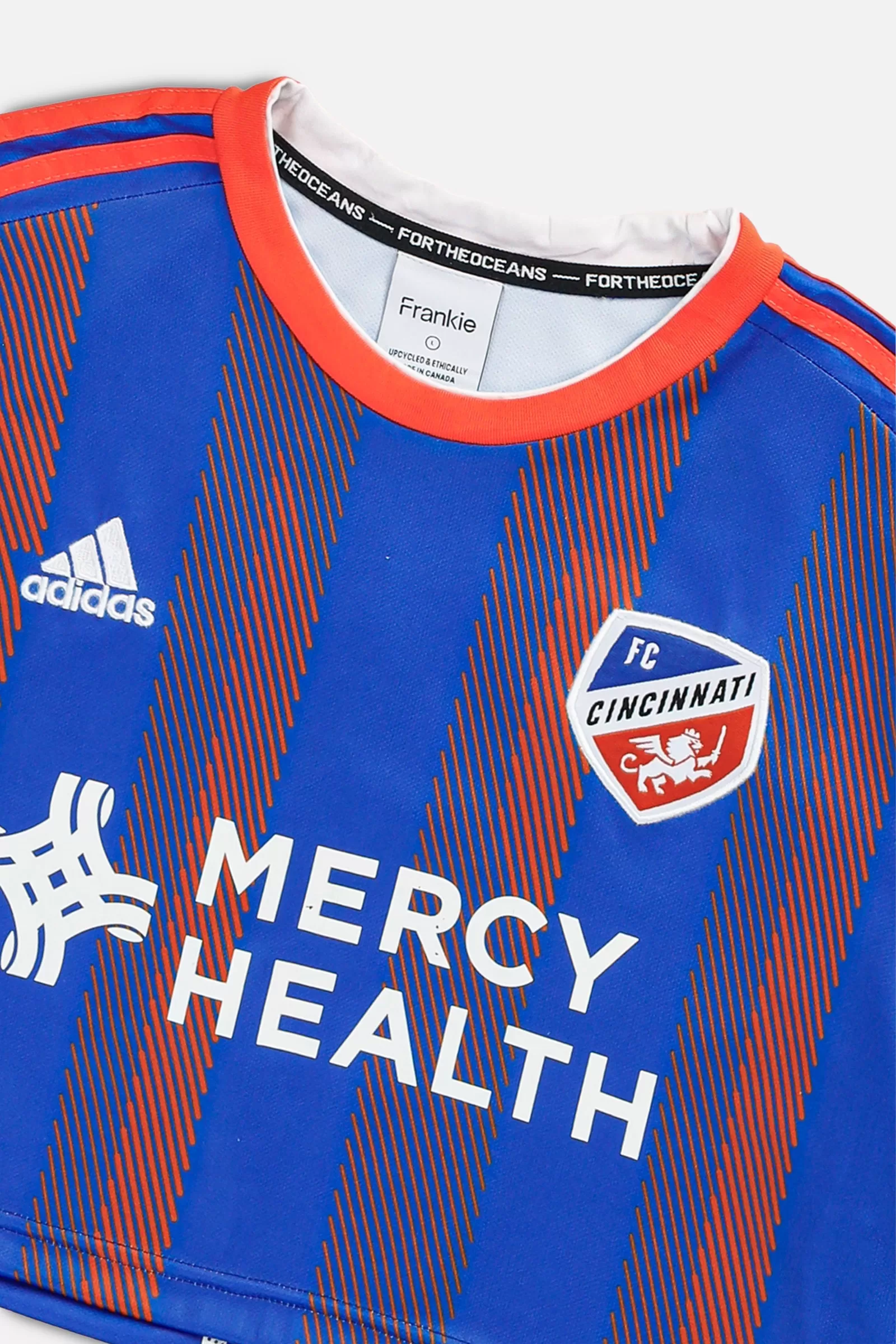 Rework Crop Cincinnati Soccer Jersey - L