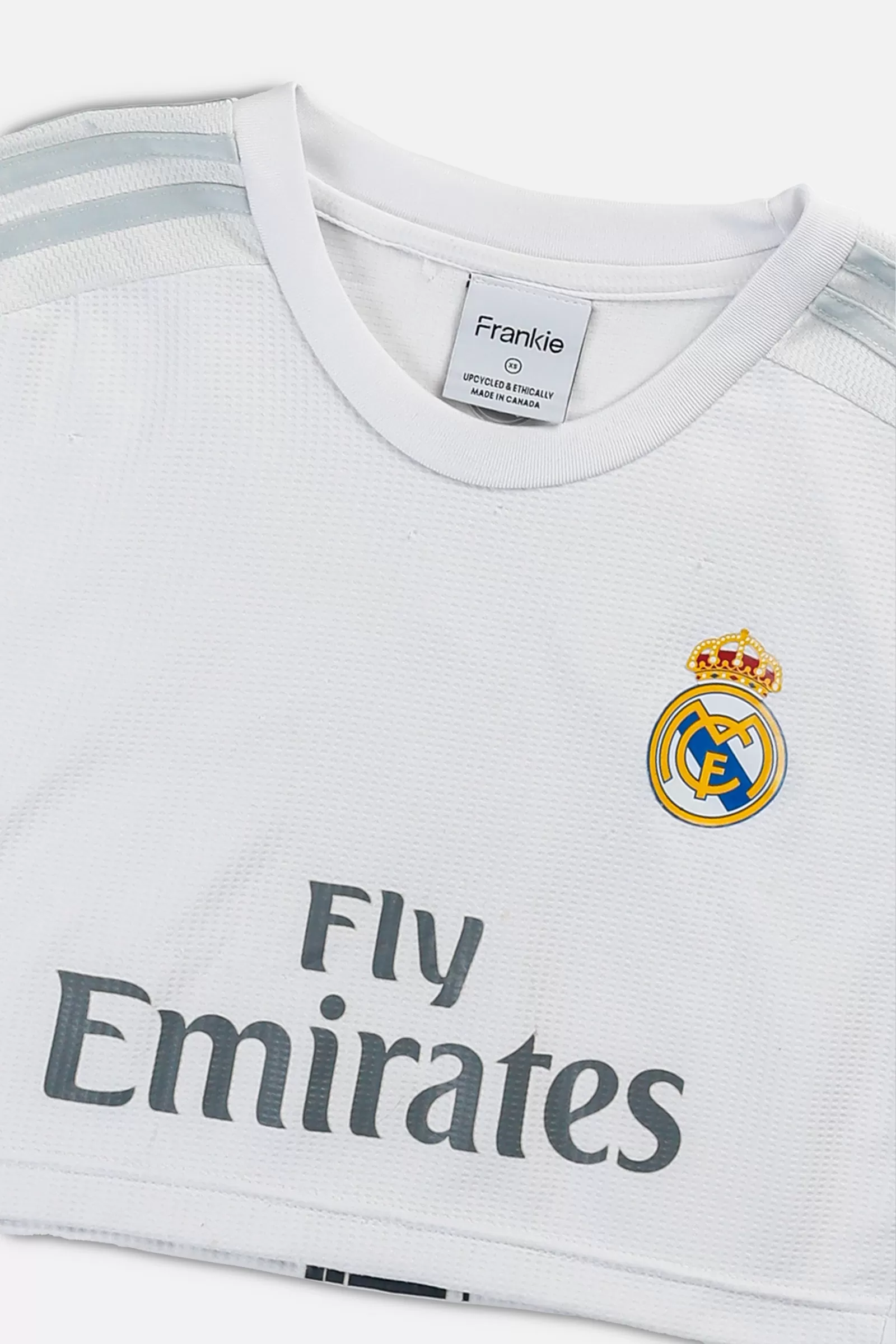 Rework Crop Madrid Soccer Jersey - XS