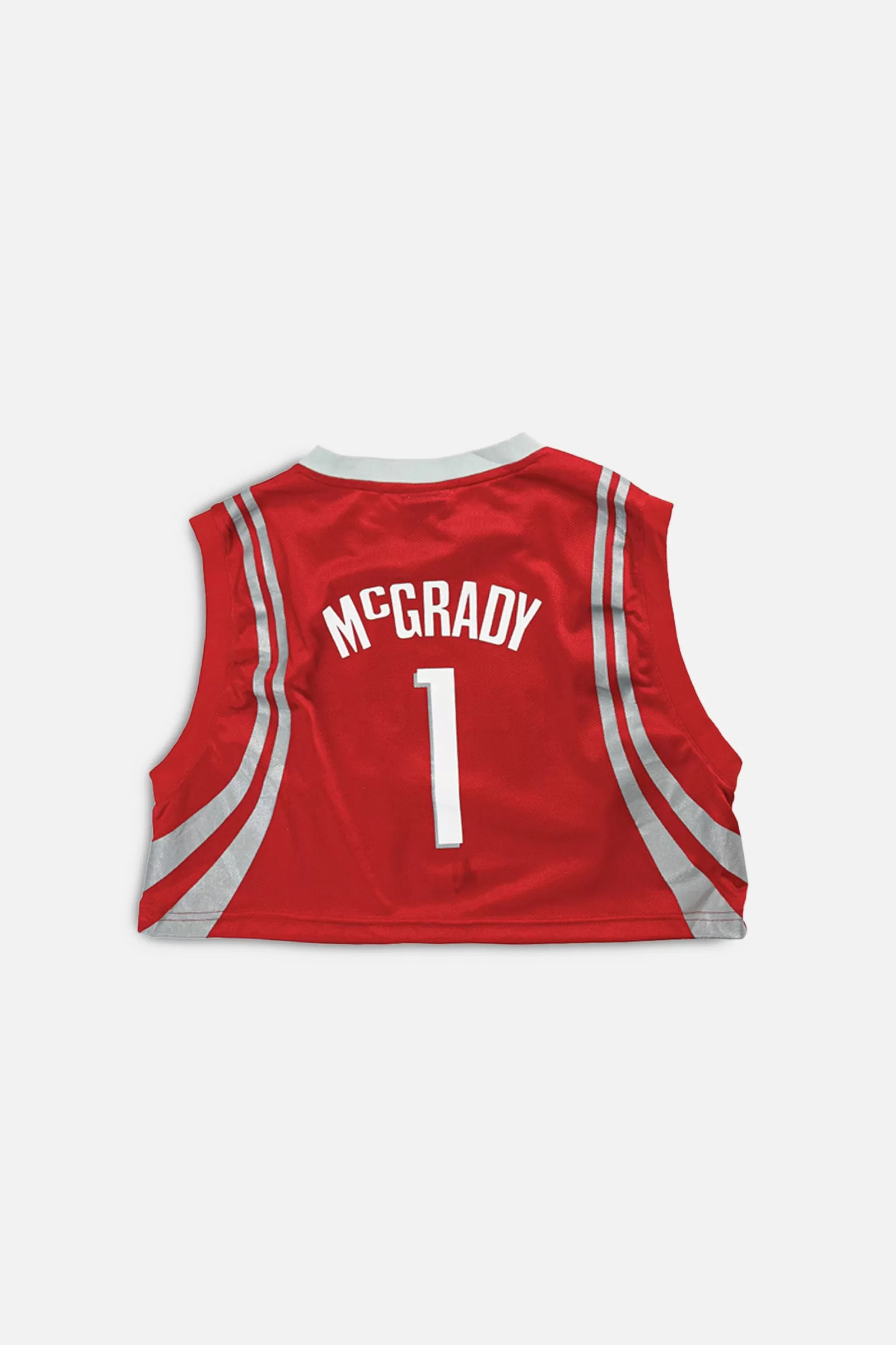 Rework Houston Rockets NBA Crop Jersey - L