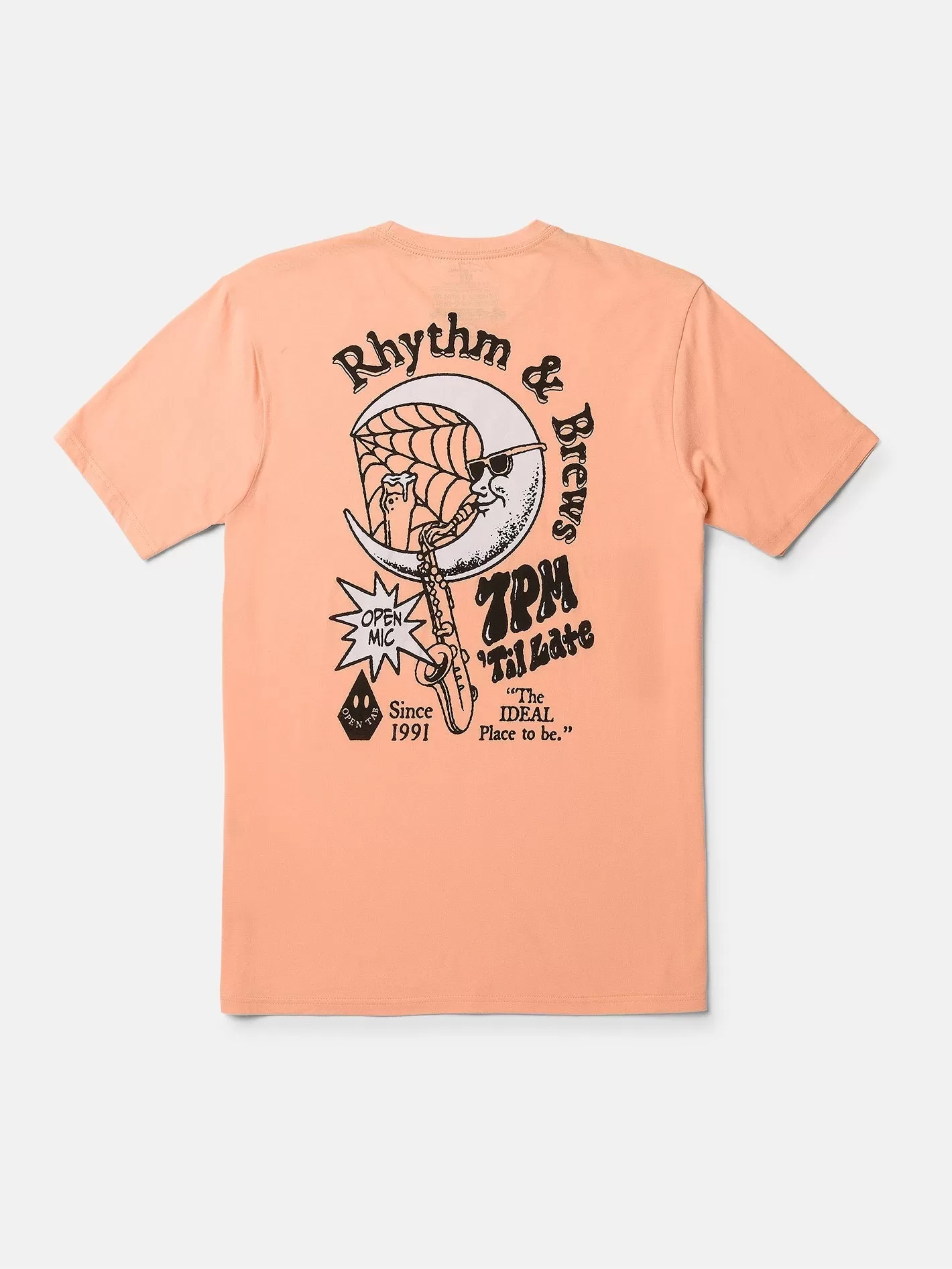 Rhythm 1991 Short Sleeve Tee - Salmon