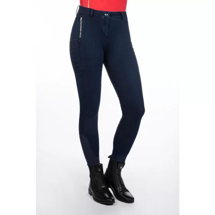 Riding breeches Aruba Denim silicone full seat