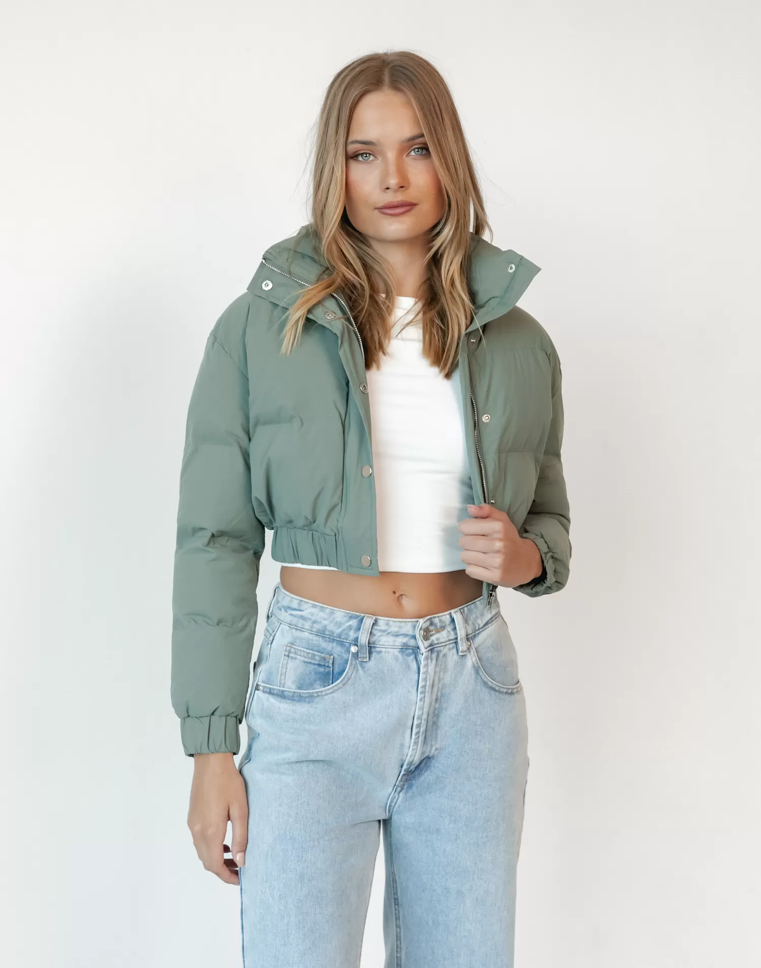 Robbie Puffer Jacket (Khaki)