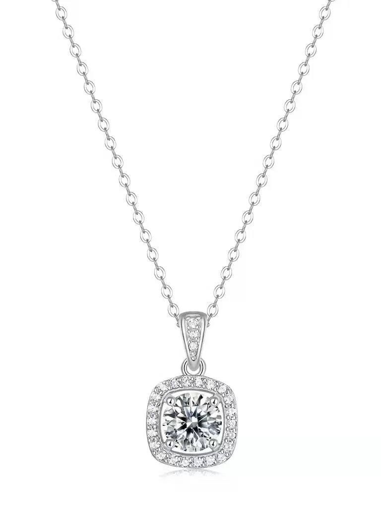 RSP-233 Sparkling Moissanite Pendant 1.0 Carat