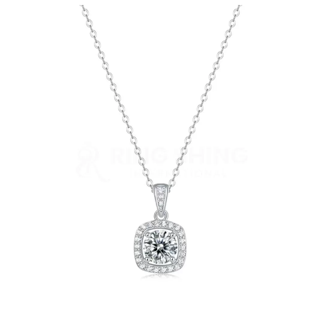 RSP-233 Sparkling Moissanite Pendant 1.0 Carat