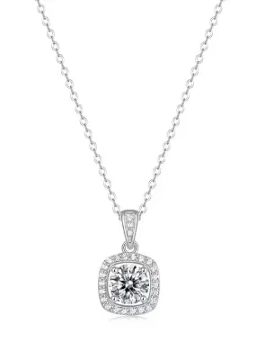 RSP-233 Sparkling Moissanite Pendant 1.0 Carat