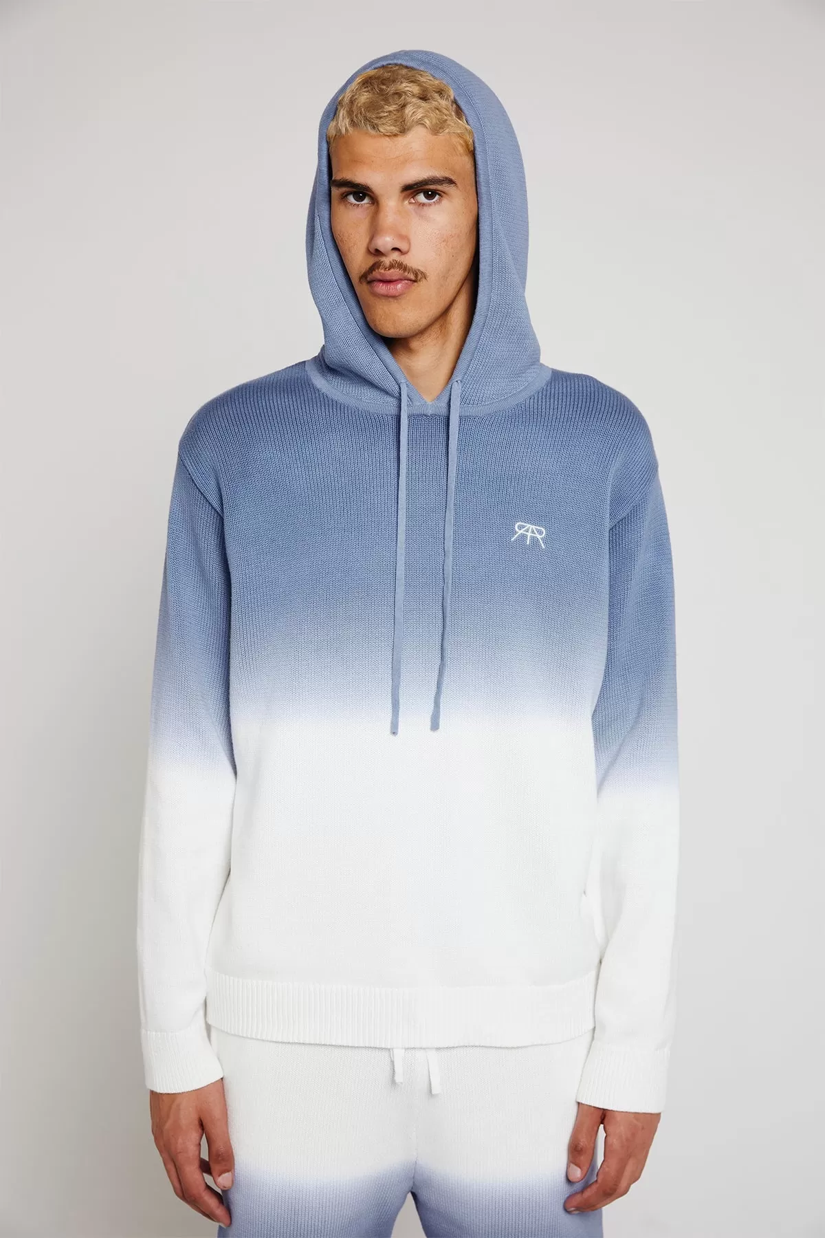 RTA Knit Hoodie | Blue gradient