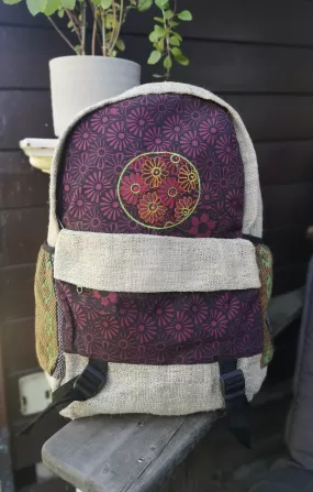 Rucksack - Flower - mittlere Größe