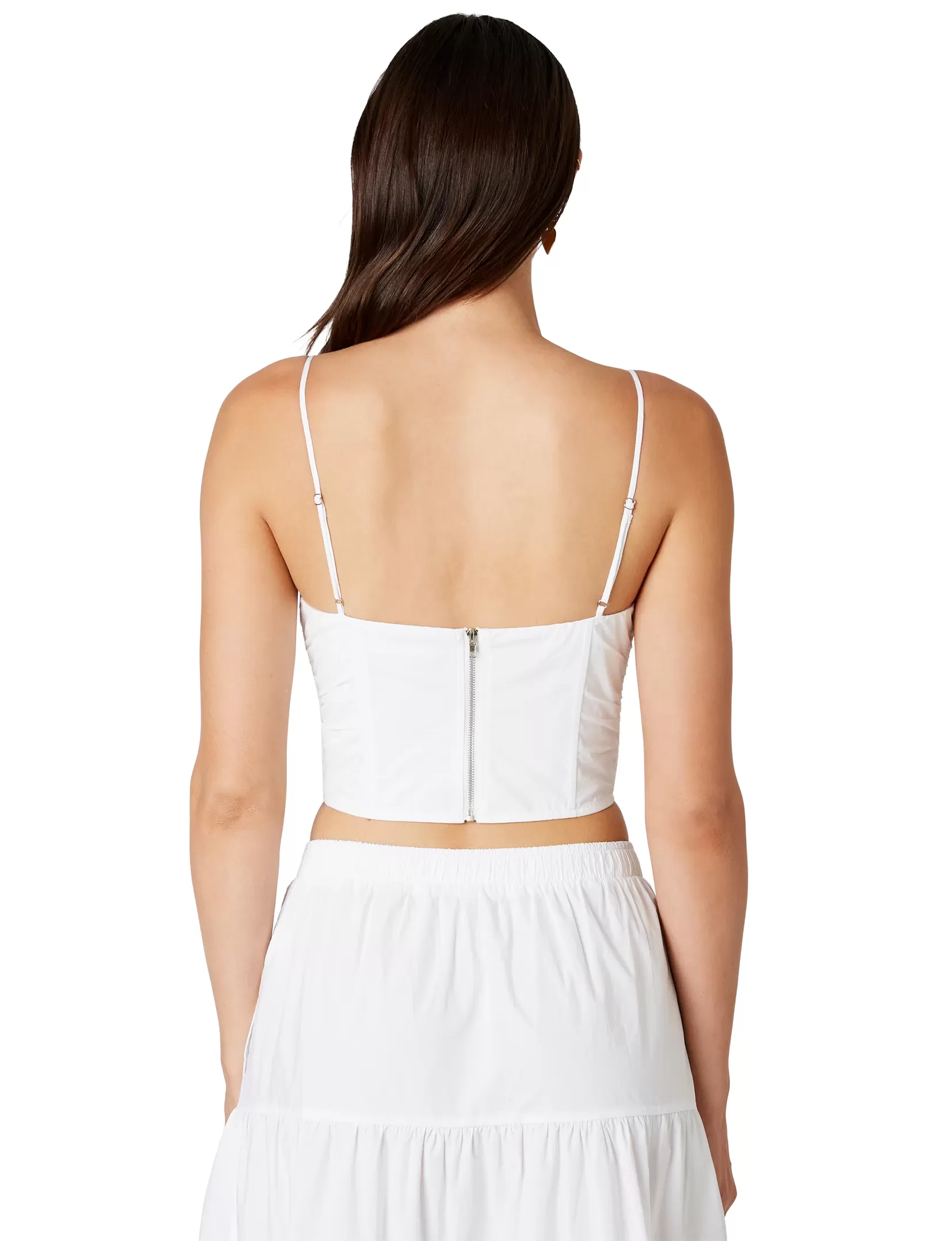 Rue Corset Top, White