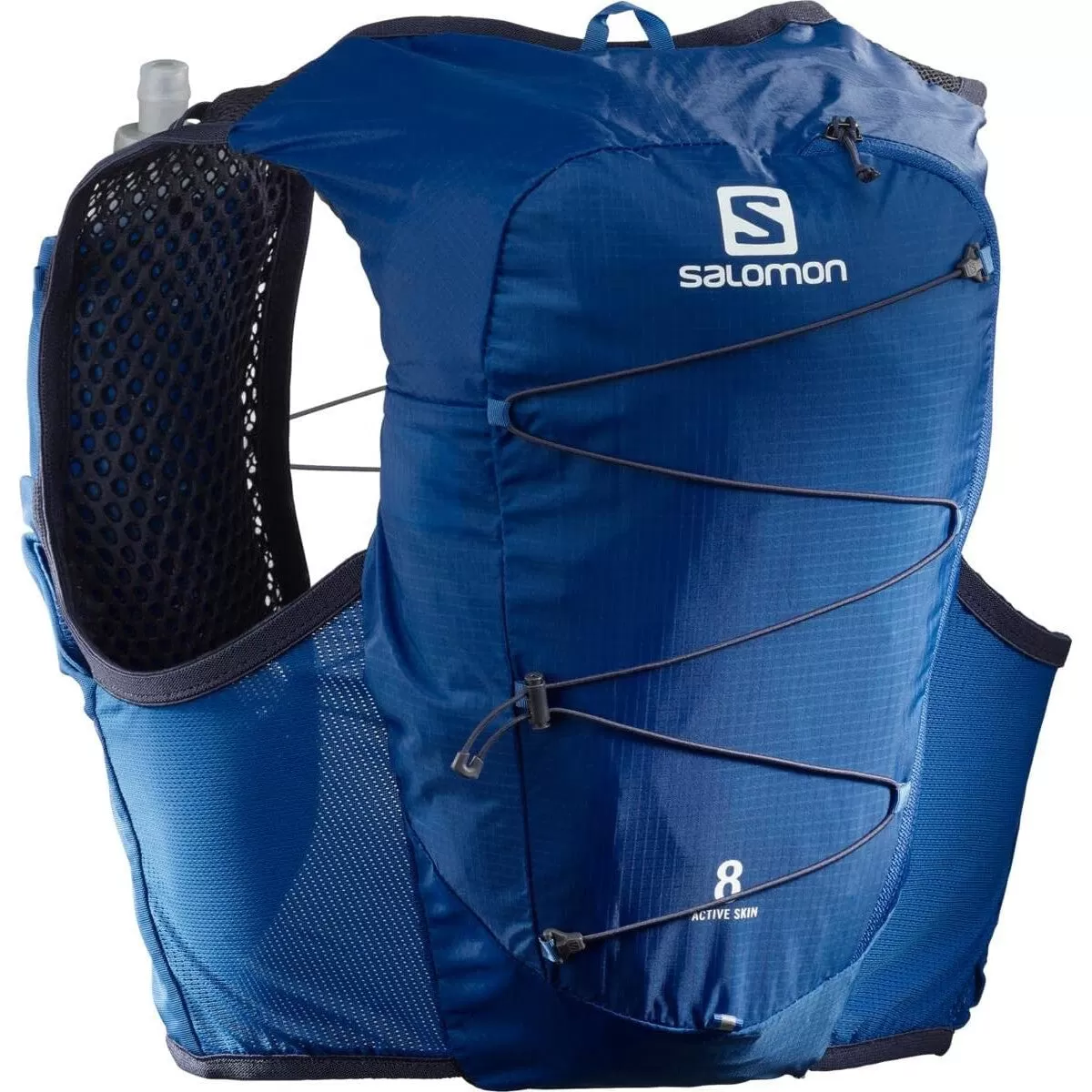 Salomon Active Skin 8 with flasks Nautical blue