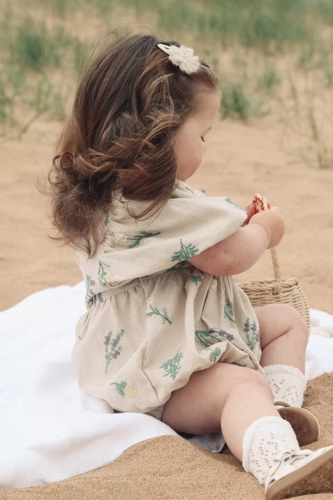 Secret Garden Embroidered Flower Romper