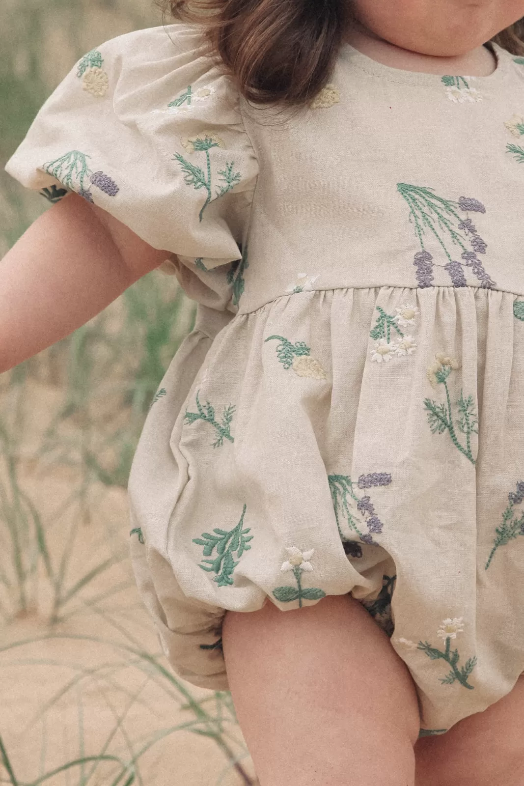 Secret Garden Embroidered Flower Romper