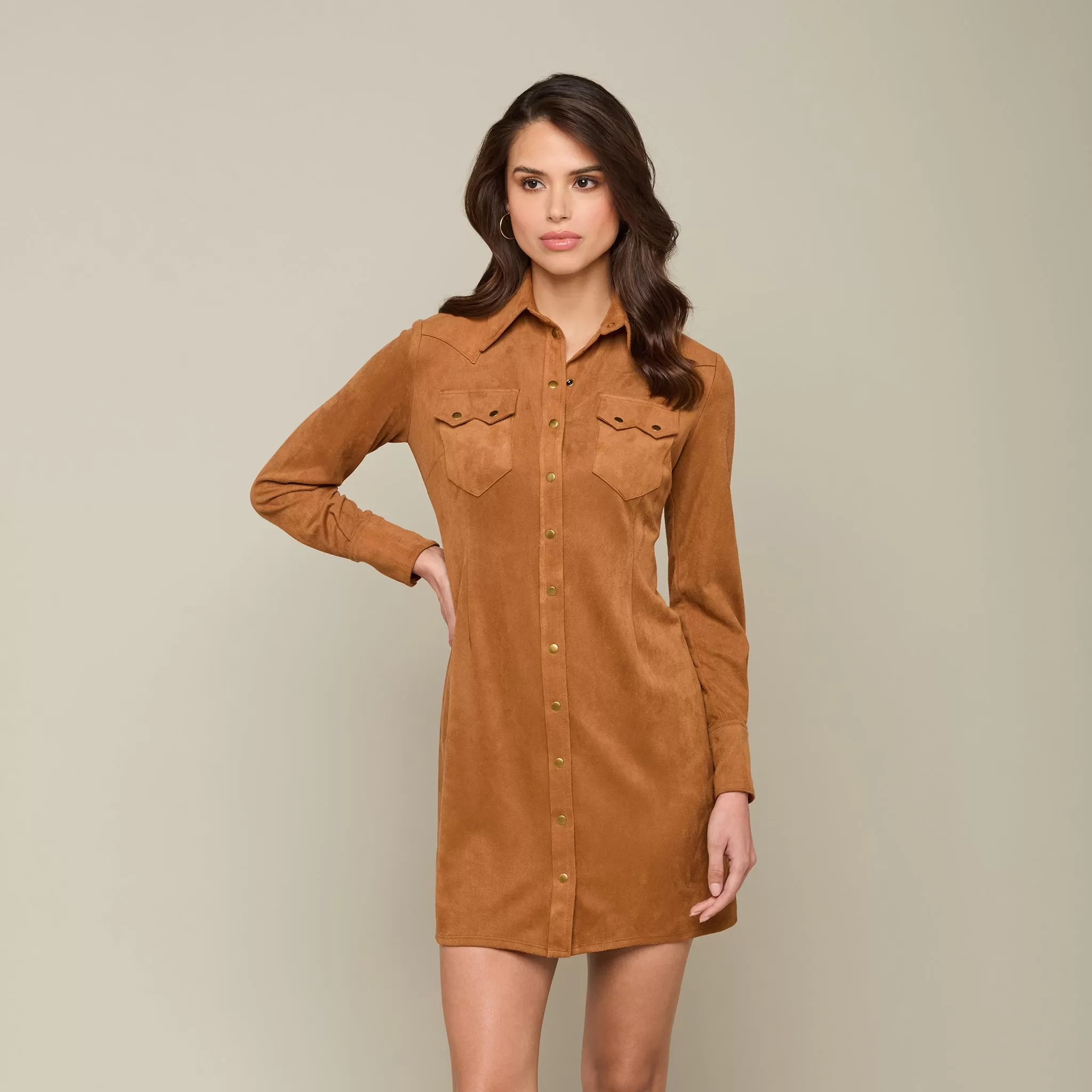 Short Duster :: Cognac