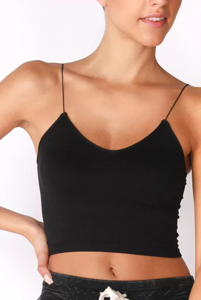 Skinny Strap Cami Top, 4 Colors