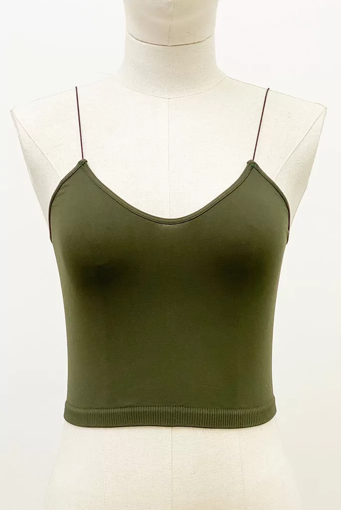 Skinny Strap Cami Top, 4 Colors