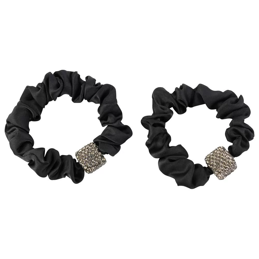 SMOKEY SMALL CRYSTAL SCRUNCHIES