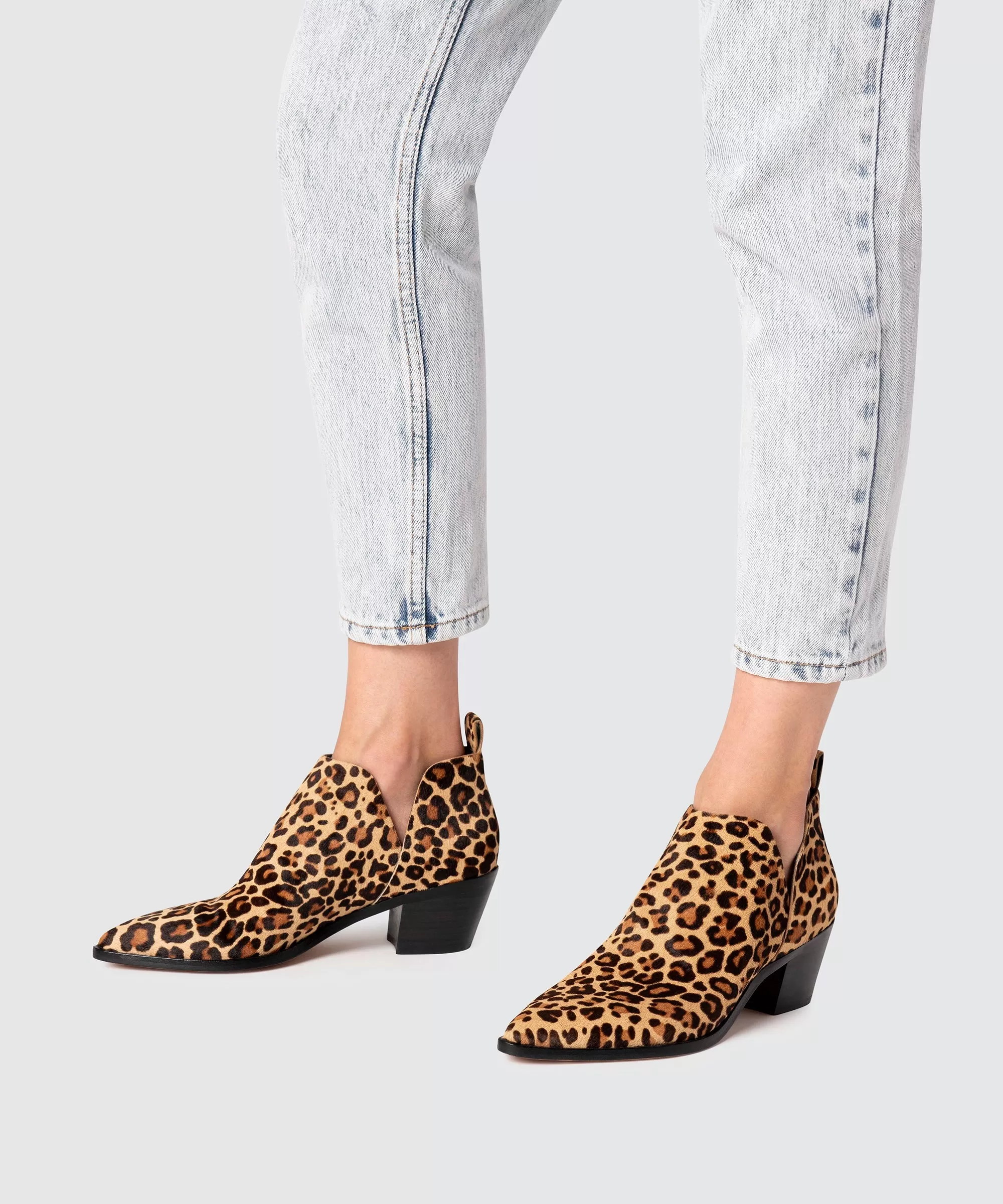 SONNI BOOTIES DARK LEOPARD re:vita