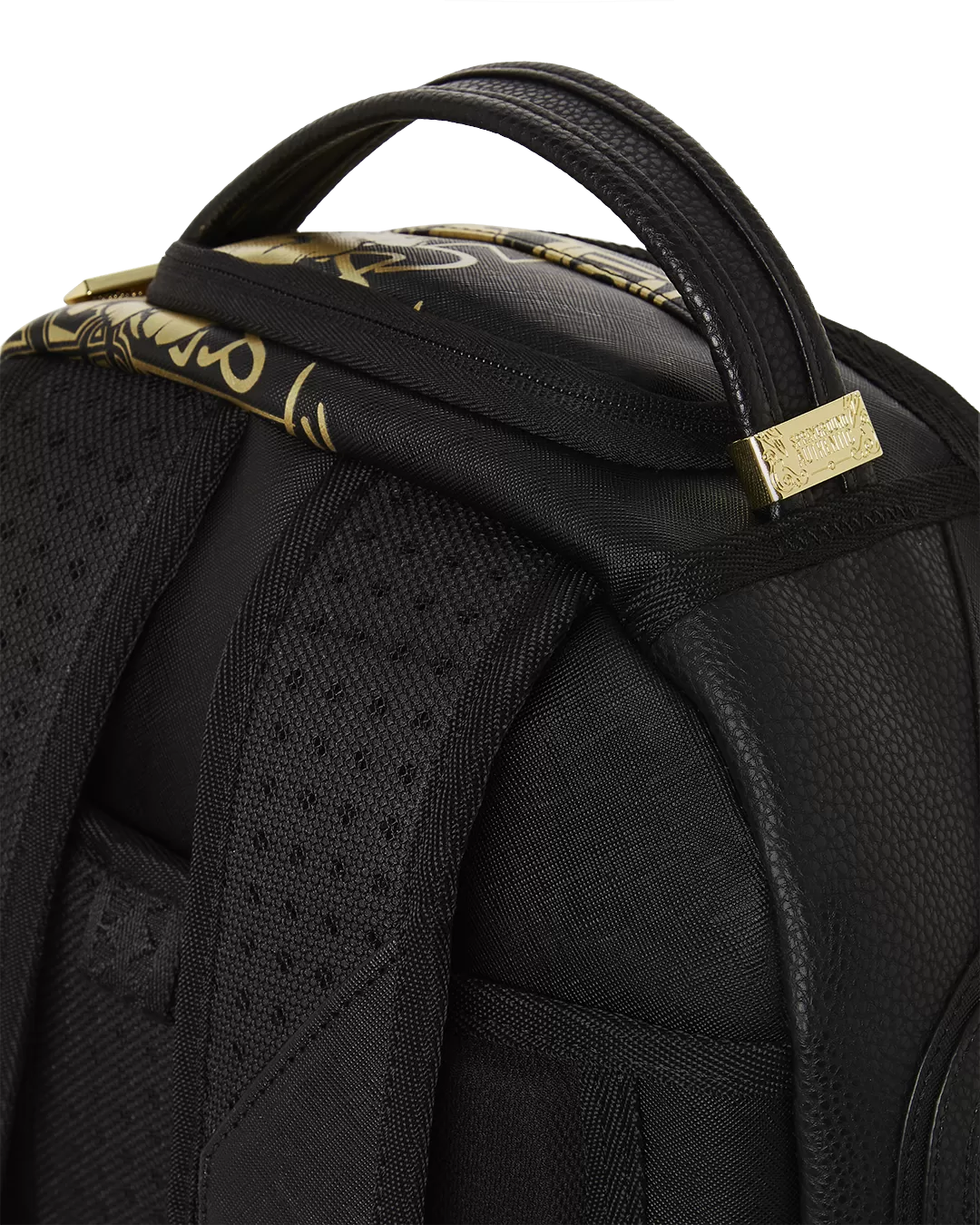 Sprayground Half Graff Gold Backpack