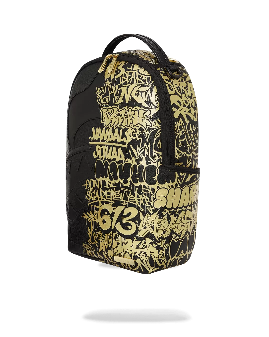 Sprayground Half Graff Gold Backpack