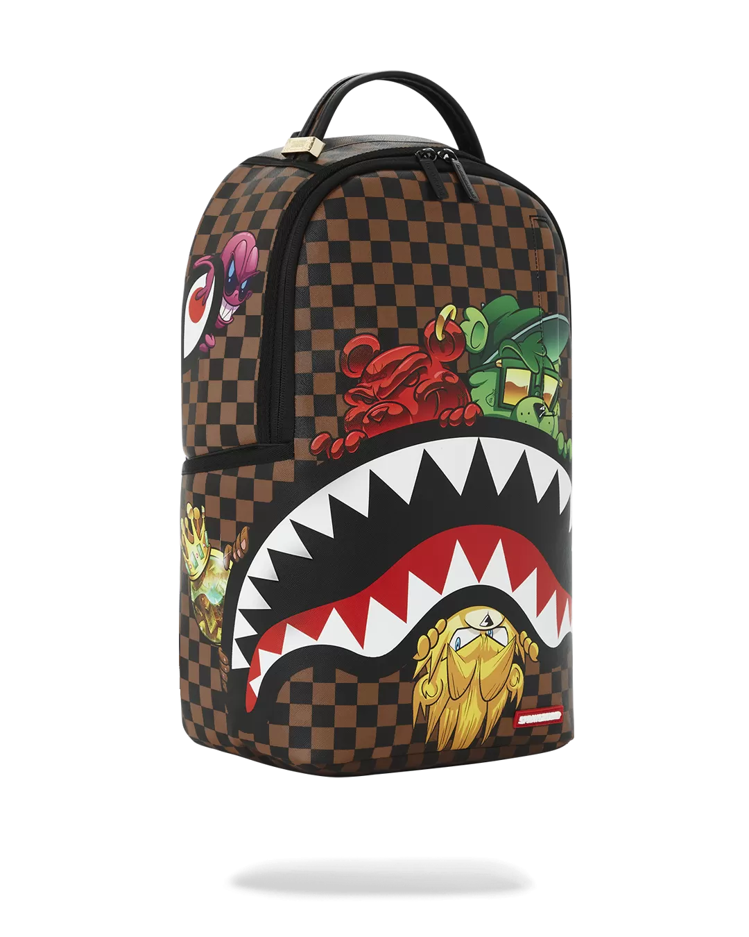 Sprayground Sharks in Paris Characters Sneakin' Backpack