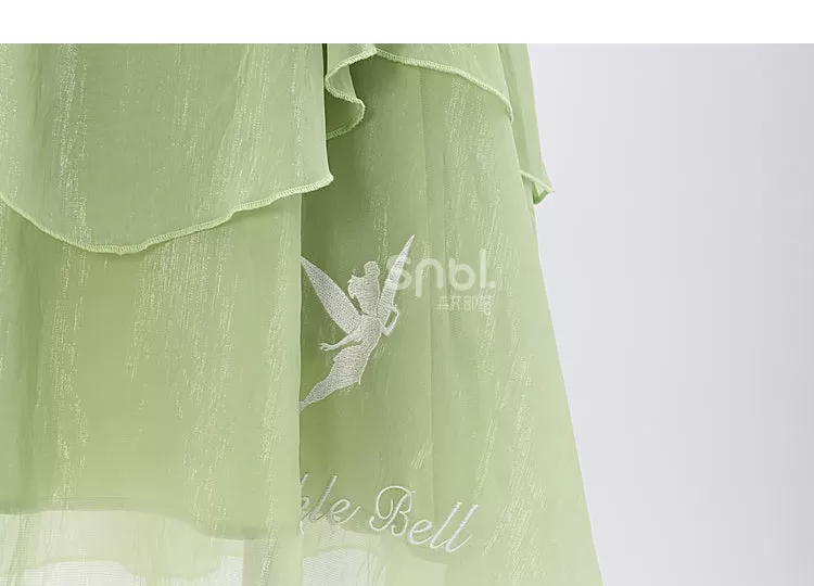 Spring Lovely Flower Girl Green Dress ON622