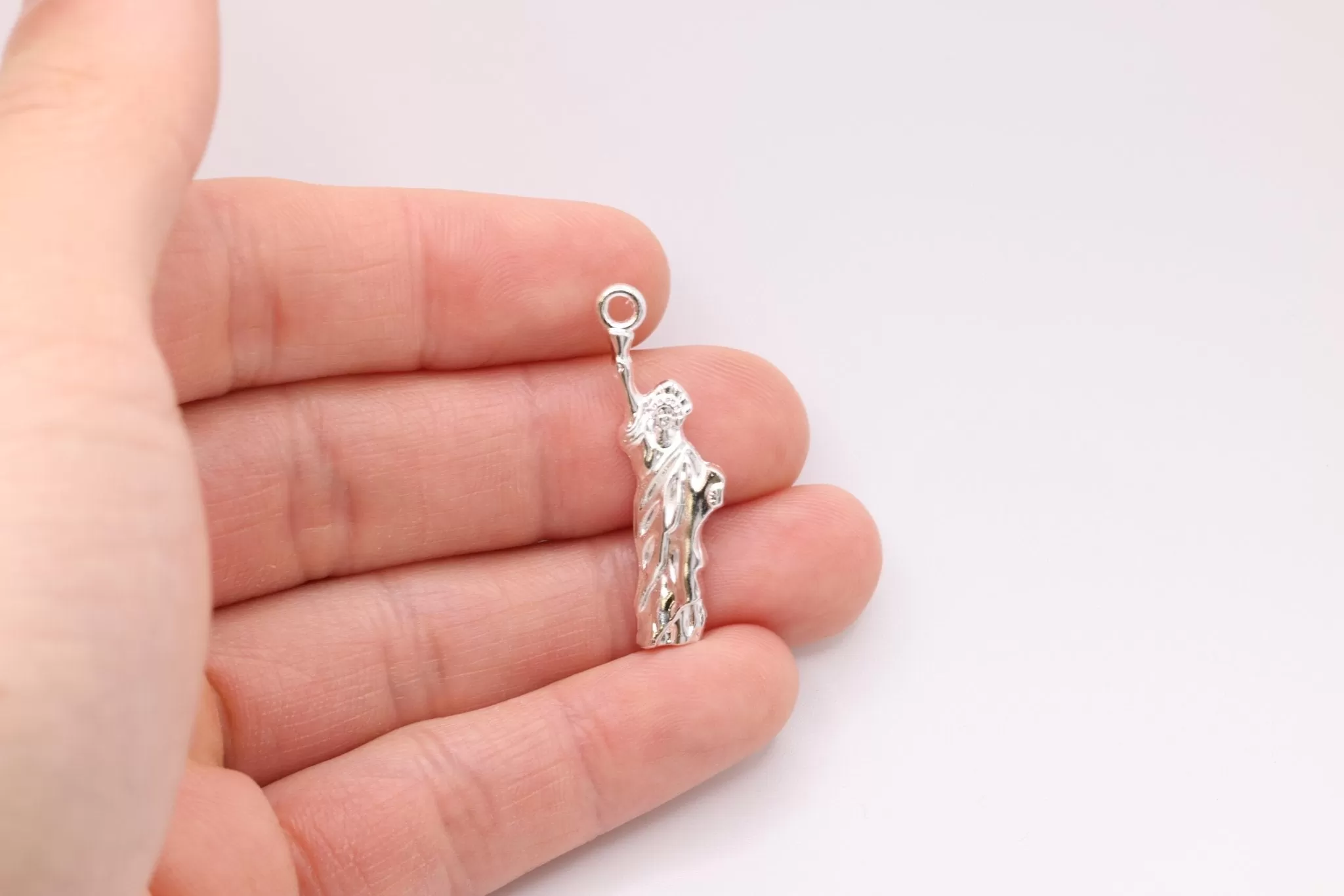 Statue of Liberty Charm, 925 Sterling Silver, 610