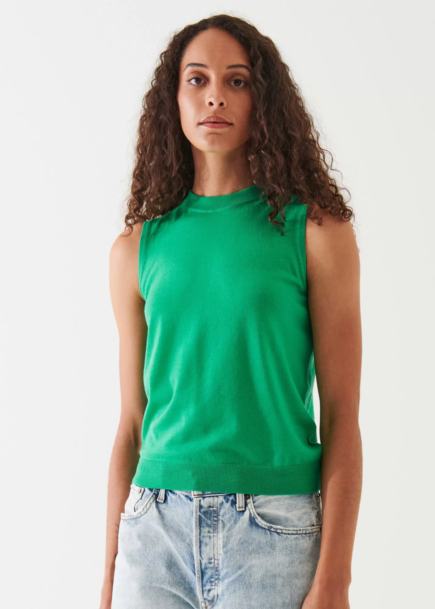 SUPERFINE MERINO CREW TANK