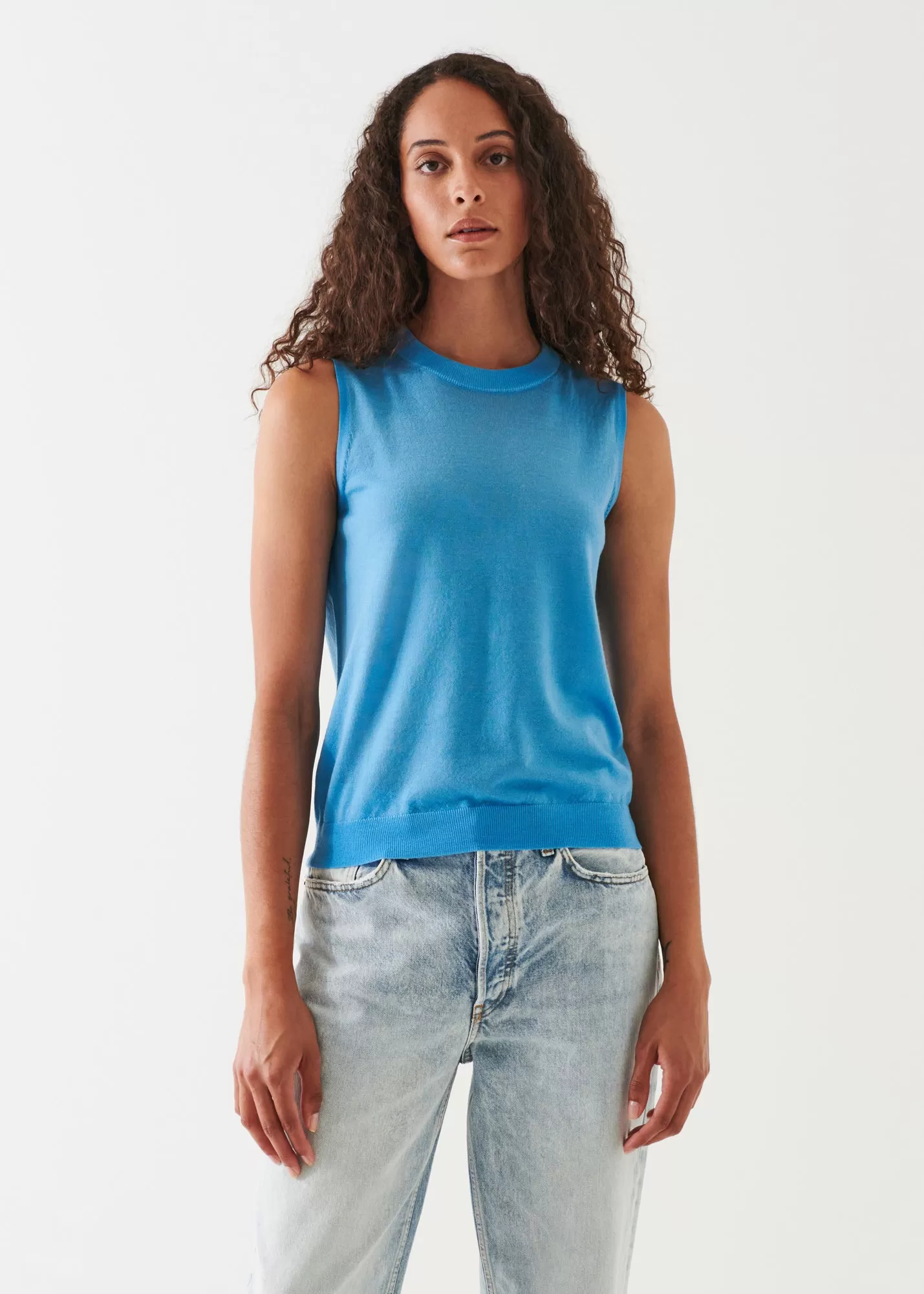 SUPERFINE MERINO CREW TANK