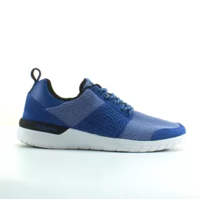 Supra Scissor Blue Textile Mens Lace Up Running Trainers 08027 442