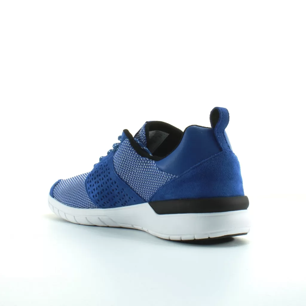 Supra Scissor Blue Textile Mens Lace Up Running Trainers 08027 442