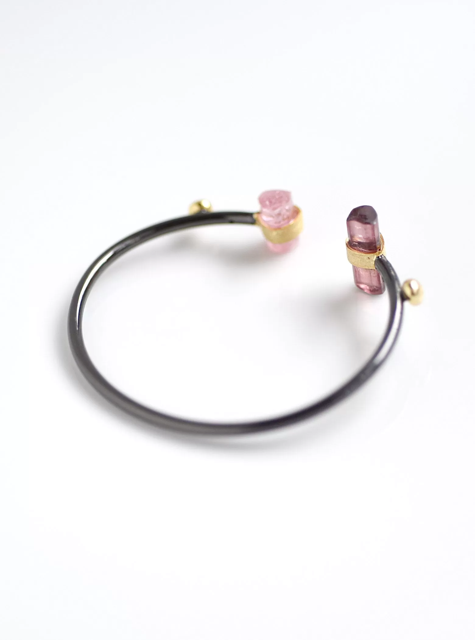 Tourmaline Double Side Bar Bracelet